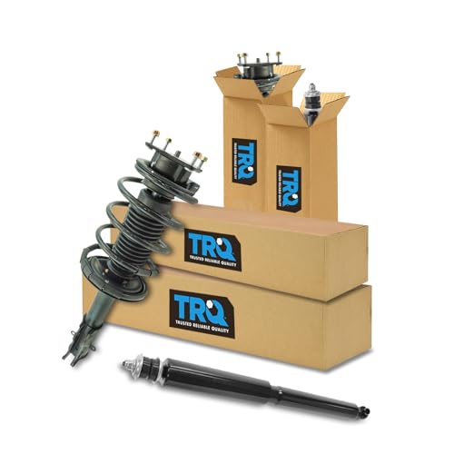 Image of TRQ Front and Rear Complete Strut Assembly & Shock Absorber Kit Complete Strut & Coil Spring Assembly Compatible with 2011-2014 Ford Mustang