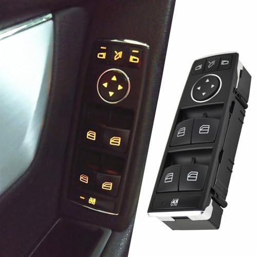 Interrupteur de lève-vitre réactif pour Mercedes Classe C E bouton de commande fluide - 2