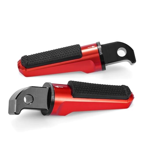 Repose-pedales pour MT-09 et FZ6 pédale de remplacement moto rouge