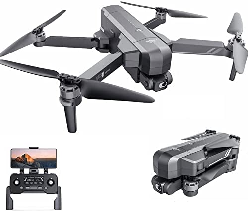Mini Drone con cámara 4K PRO Professional 5G WiFi GPS Drones con 2 Axis Gimbal EIS Cámara RC Distancia 3KM Autoestabilización Quadcopter FPV Drone Múltiples modos de control, F11S 4K 3B Bag, Amazing99