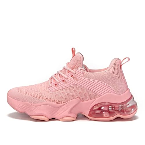 Image of Womens Slip On Walking Shoes Air Running Casual Fashion Tennis Sneakers Comfortable Non Slip Work Athletic Trainers