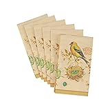 Avanti Linens Gilded Birds Guest Paper Napkins