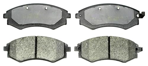 Plaquettes de frein ACDelco 17D700 garniture organique disque avant auto