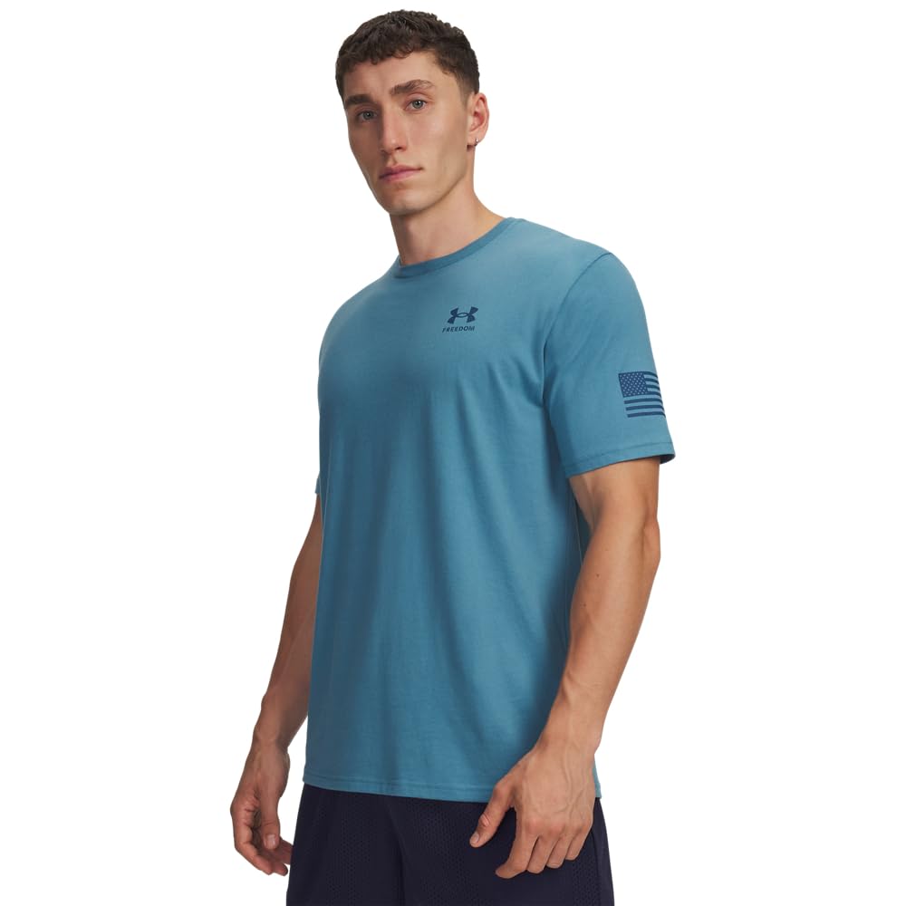 Under Armour Mens Freedom Flag Short Sleeve T Shirt
