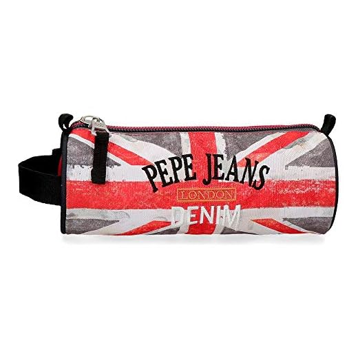 Pepe Jeans Calvin Estuche Redondo Multicolor 23x9x9 cms Poliéster