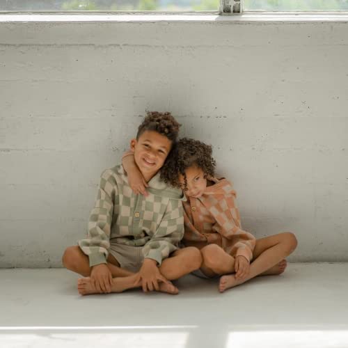 Toddler Baby Girl Cardigan Long Sleeve Floral Button Knit Sweater Coats Top Cute Fall Winter Knitwear Jacket Warm Clothes (Hoodie Green,0-6 Months) #TOP6