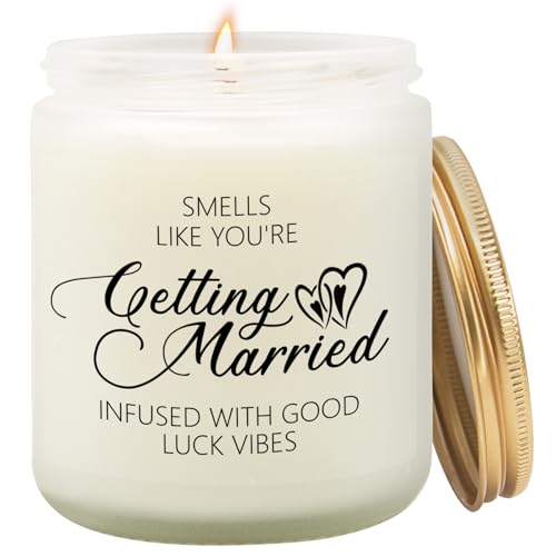 Goiicoln Wedding Gifts, Getting Married Candle, Mr and Mrs Gift,