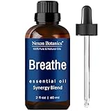 Breathe Essential Oil Blend 60 ml - Breath Sinus Relief with Menthol Oils - for Humidifiers, Diffusers, and Aromatherapy - Nexon Botanics