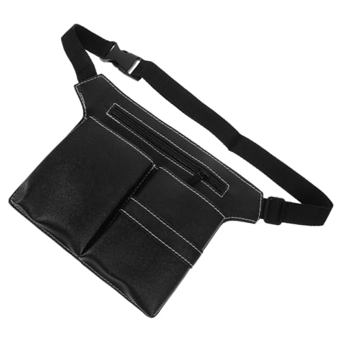 Mikinona Hairdressing Pouch Belt Waist Bag with Adjustable Strap Large Capacity Scissors Holder for Barber and Stylist Tools Salon Equipment Organizer