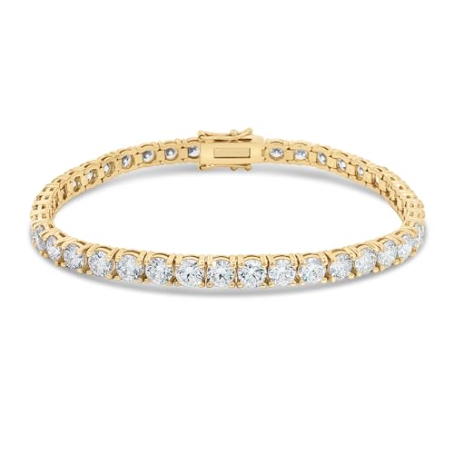 Lab Grown Diamond Tennis Bracelet in 14K Gold