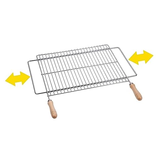 Sauvic Papillon 8160400 - Parrilla Barbacoa Zincada Extensible 600x400 mm