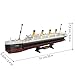 NETEHU Titanic Boat Model Building Block Set, 1465 Pieces Cruise Ship Model，DIY Educational Titanic Toys for 8+