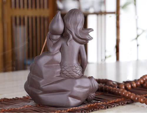 Brûleur d'encens sirène pour salon et bureau apaisant