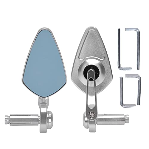 Espejos Retrovisores Aluminio CNC con visión ampliada antirreflejos para manillar de moto M10