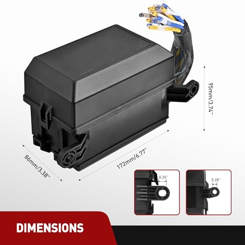 Nilight 12V Fuse Relay Box 6 Relays 6 Slots ATC/ATO Blade Fuse Holder 4Pin 5Pin Terminal 40A Relay Pre-Wired Waterproof Block Kit Universal for Automotive Car Truck Camper Boat by Nilight - Image 9