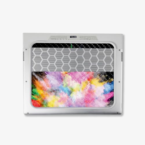 Image of MightySkins Carbon Fiber Skin Compatible With Alienware X14 R2 (2023) Full Wrap Kit - Paintsplosion | Protective, Durable Textured Carbon Fiber Finish | Easy To Apply & Change Styles | Made in the USA