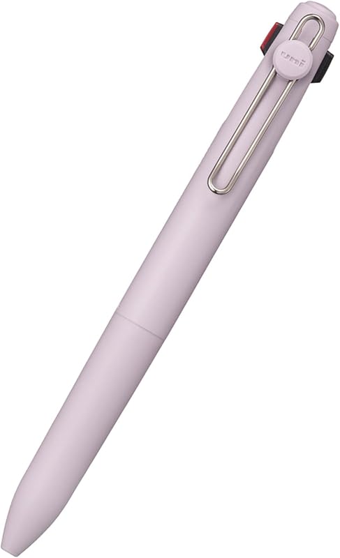 uni-ball ZENTO 3-Color Rollerball Pen, Standard Model, Fine 0.5mm, Water-Based Black/Red/Blue Ink, Ultra-Smooth Low-Friction Writing, Lavender (UBE3ZSC05.34)
