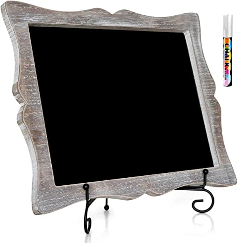 Small Chalkboard Sign with Easel (11x13) + White Liquid Chalk