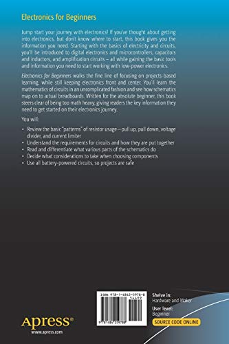 Electronics For Beginners: A Practical Introduction To Schematics, Circuits, And Microcontrollers #TOP1