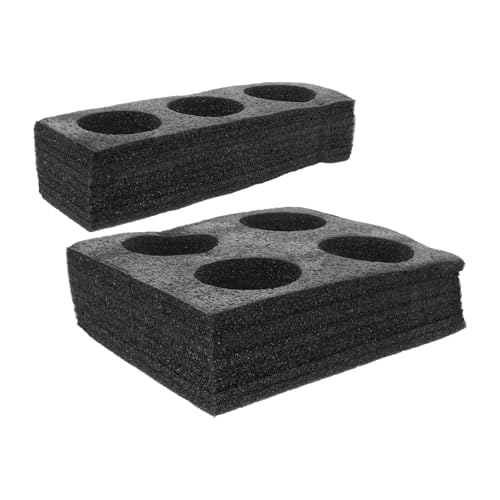 ERINGOGO 2 Piezas Soporte para Tazas de Espuma Portavasos Extraíble para Transporte Seguro de Bebidas y Café Insertos Resistentes para Porta Café y Vasos Uso Múltiple Reutilizable