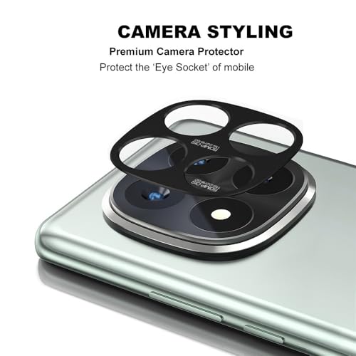 Image of 4youquality Back Camera Lens Protector Compatible with Redmi Note 14 Pro Plus (1 Pack) | 9H Tempered Glass Camera Guard | Military-Grade Anti Scratch Protection | Ultra Clear HD Lens Film | Bubble-Free Easy Installation | Case Friendly