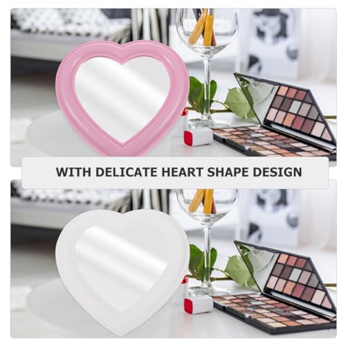 Espejo Cosmético de Mesa Corazón ibasenice Juego 2 pzas miniatura 4