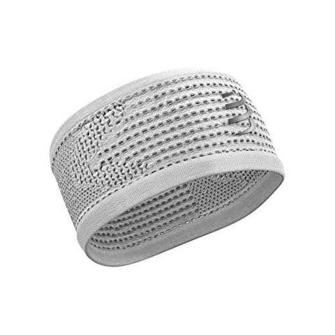 COMPRESSPORT Compresport Headband On/Off Unisex Running, unisex_adult, CU00009B, white, Uniq Size Cover