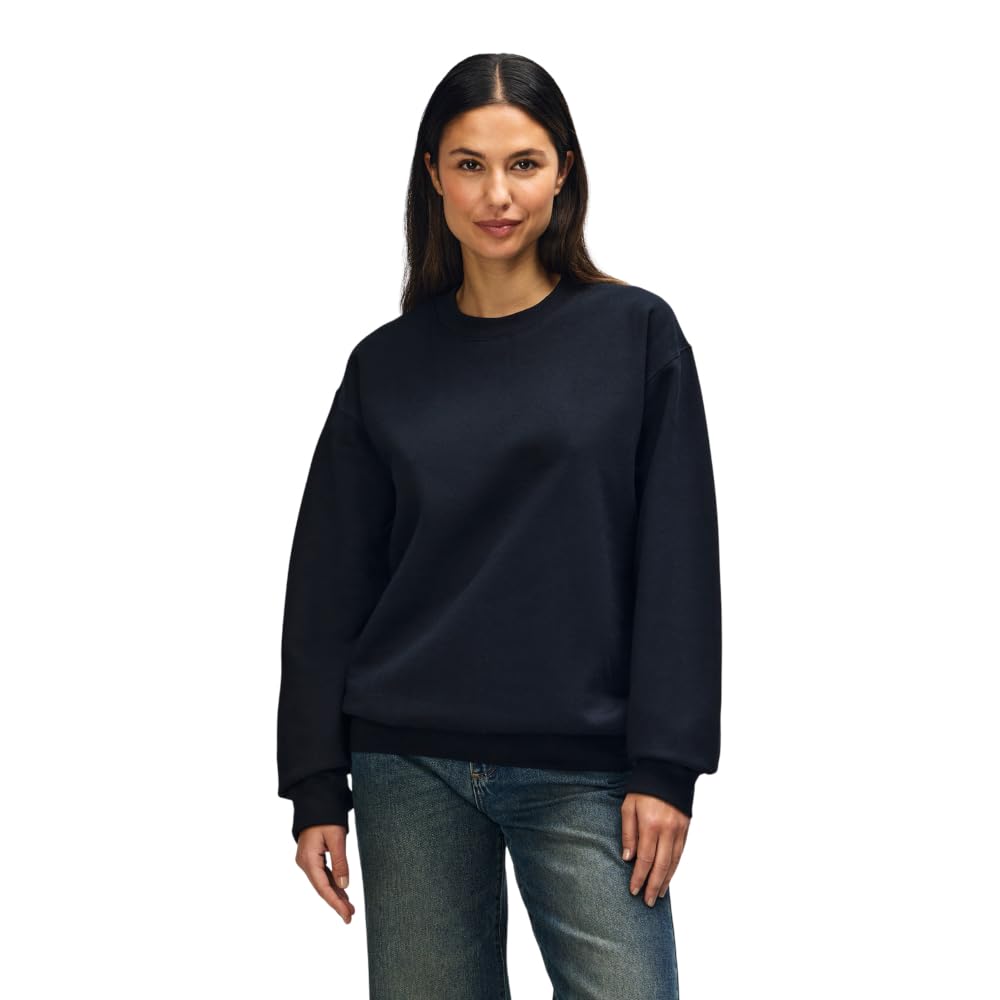 Gildan Mens Softstyle Crewneck Sweatshirt, Black, L