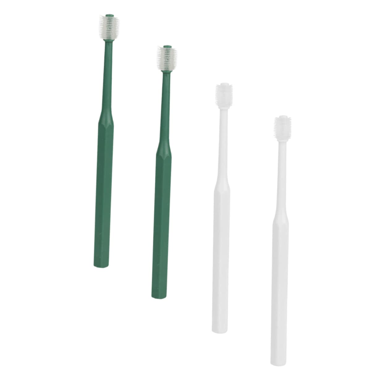 SUPVOX Lot De 3 Brosses À Dents Pour Chien Poils Souples Brosses À Dents Portables Pour Animaux De Compagnie Nettoyage Buccal À 360 Degrés En Plastique Pour Chats Et Chiens 4 Pièces X 3