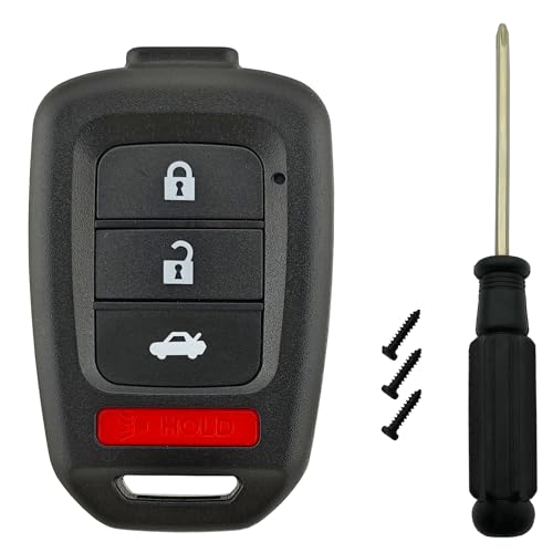 vurbemes No Cutting Required Replacement Key Fob Cover Shell fits