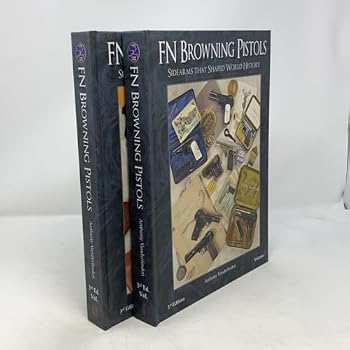 Hardcover FN Browning Pistols - Sidearms that Shaped World History, 3rd Edition, 2 Volume Set, 2022 Book