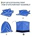 Fasyou 3-4 Person Ice Fishing Tent, Portable Ice Fishing Shelter, 300d Oxford Fabric Waterproof Foldable Insulated Includes Anchors, Ropes & Carry Bag, 70“x70”x79“