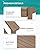 SERWALL 7-Piece Patio Outdoor Table & Chairs, HDPE Dining Set with Umbrella Hole & All-Weather Design for Lawn, Backyard, Poolside, Brown