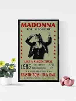マドンナ　ポスター　1985年　ザバージンツアー　ツアーポスター 41dZVgT-aVL._AC_SY350_QL15_.jpg
