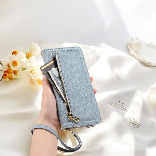 Housse portefeuille Samsung Galaxy S23 FE kaki pour ranger vos cartes en voyage