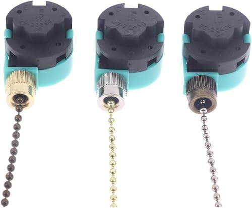 Interruptor de cadena tracción ventilador techo con cable ajustable robusto 6
