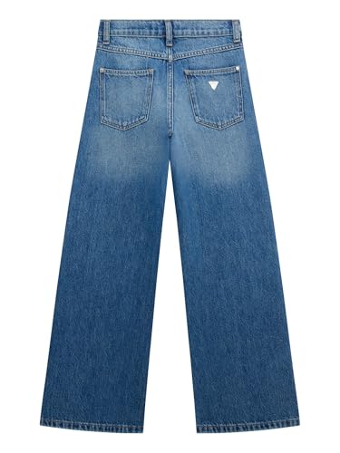 Guess Girls' 90s Rigid Denim Pants with Destruction2