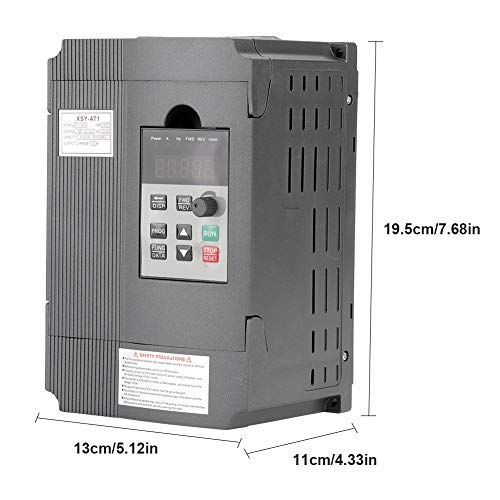 image for Ejoyous Variable Frequency Drive, 220V Anti-Trip Adjustable-Frequency 