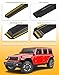 Saleago in-Channel Window Rain Guards Fit for Truck Jeep Wrangler JL 2018-2025 and Gladiator 2020-2025 Extra Durable Window Visors Window Deflectors Vent Visors Vent Shades Car Accessories-4 pcs