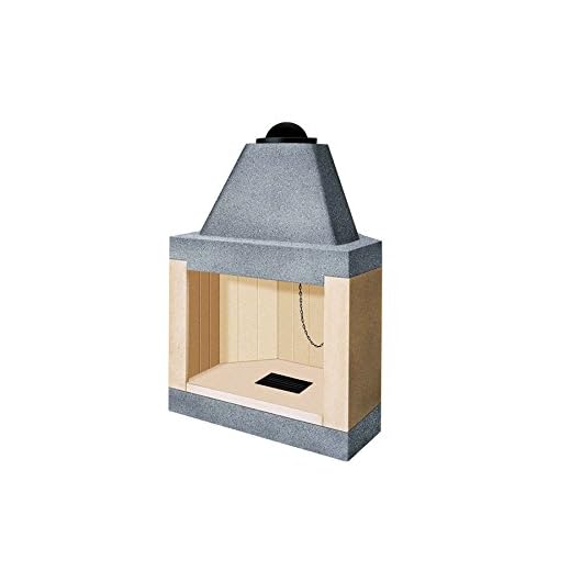 Chimenea refractaria cocina alimentos leña esquina y pared mc 50 VZ80M