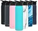 Simple Modern 22 oz Summit Water Bottle - Stainless Steel Hydro Swell Flask +2 Lids - Wide Mouth Double Wall Vacuum Insulated Reusable Caribbean Small Kids Coffee Leakproof Thermos - Teal
