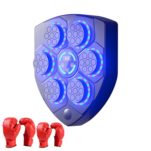 Uqezagpa Saco de boxeo con absorción de impactos con superficies de espuma de alta elasticidad incluidas, sonido para una protección segura de las articulaciones, entrenamientos, absorción de golpes