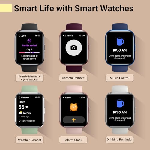 Quican ID208 Plus 1.8" Smartwatch — Budget fitness tracker with Alexa, women's design — view 6