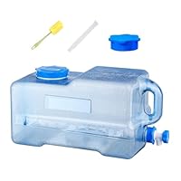 Orgonite Serbatoio d'acqua portatile da campeggio con rubinetto, senza BPA, per riporre l'acqua di emergenza per campeggio all'aperto ed escursioni