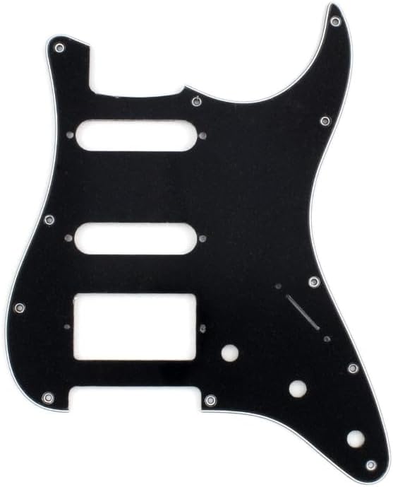 Allparts PG-0995-033 1HB 2SC Black Pickguard for Stratocaster
