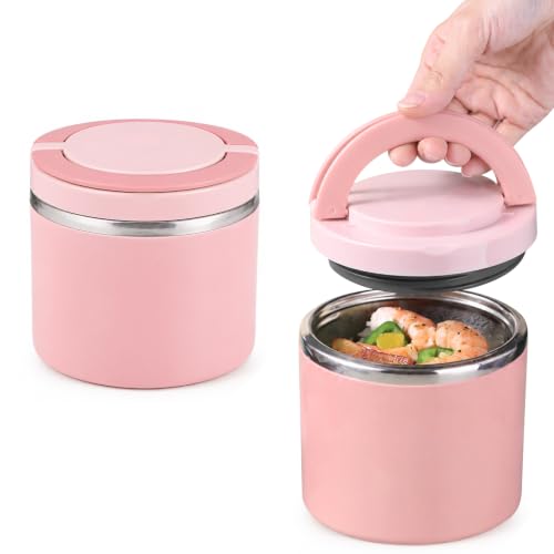 BZURTER Boîte Isotherme Repas 1000 ml avec Poignée en Inox 304