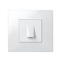 WatioWave Blinddeckel Elfenbein, breites Modul