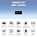Hidden Camera Mini Spy Camera 1080P Small Security Camera, Tiny Portable Camera, Covert Nanny Cam, Indoor Home Office Security Cameras, Night Vision, Motion Detection, Gravity Sensor, Loop Record