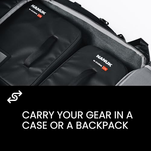Image of NANUK 938 Pro Photo with N-Cubik - Waterproof Travel Camera Hard Case with 17S & 17M N-Cubik Insert and Wheels, 23.8 inch x 15.5 inch x 13.2 inch, Dustproof and Impact-Resistant, Ideal for Heavy Loads - Black