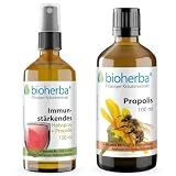 BIOHERBA Propolis Spray & Drops – 100 ml alcohol-free with Vitamin B6 & herbal extracts